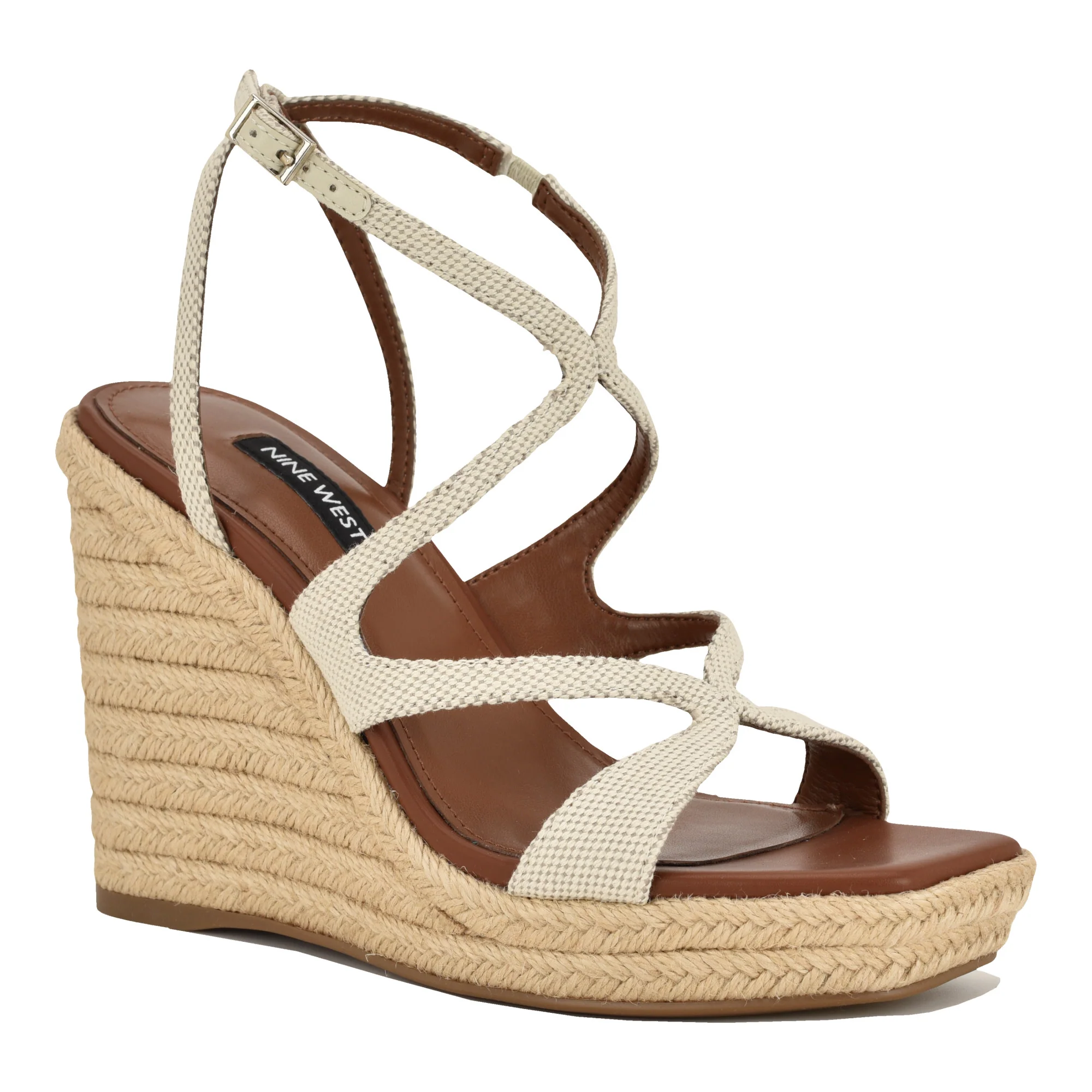 NINE WEST ADRIANE2 CREAM13897/JACQUARD FABRIC - Image 2
