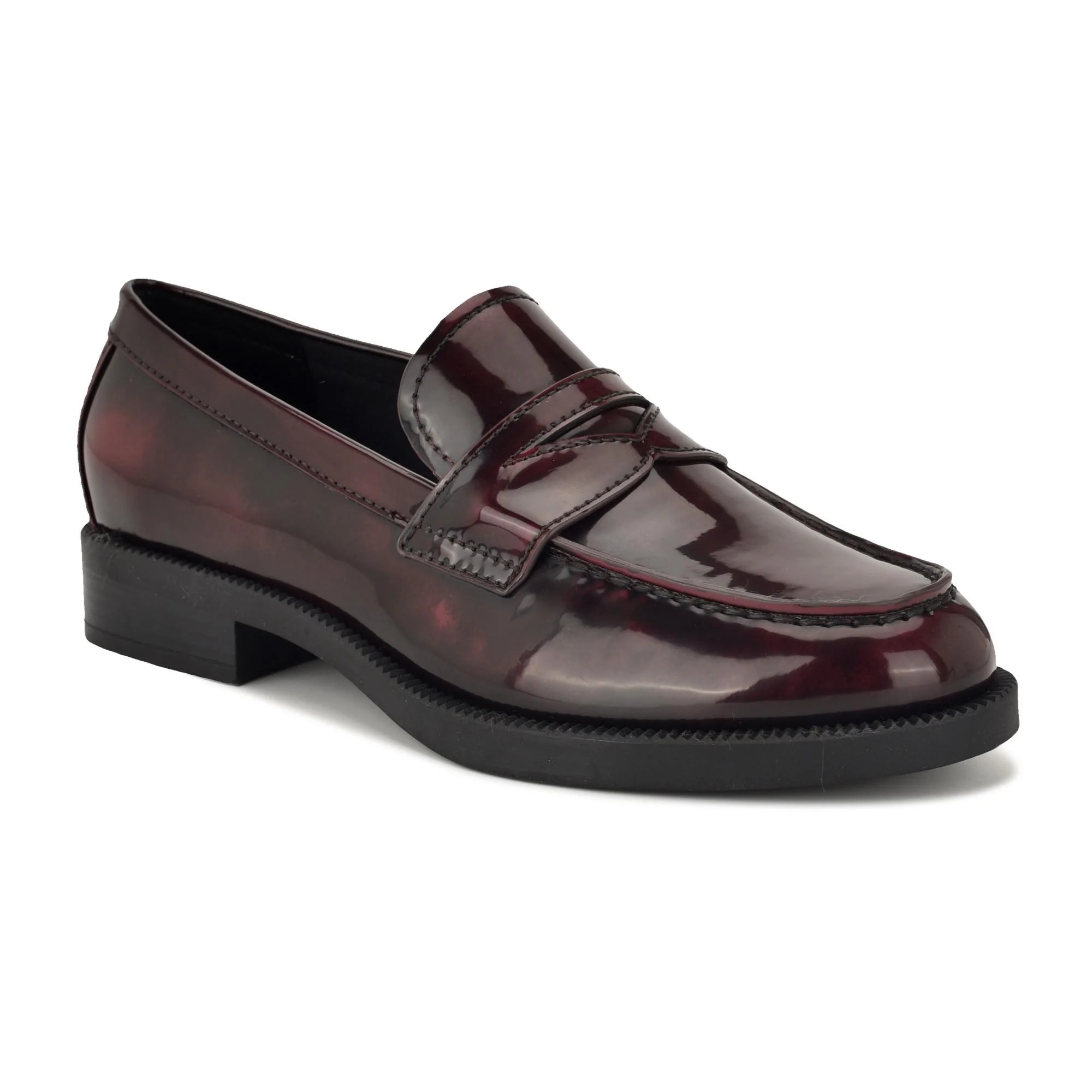 Nine West BERG3 WINE/BRUSH OFF LUX BOX PU - Image 2