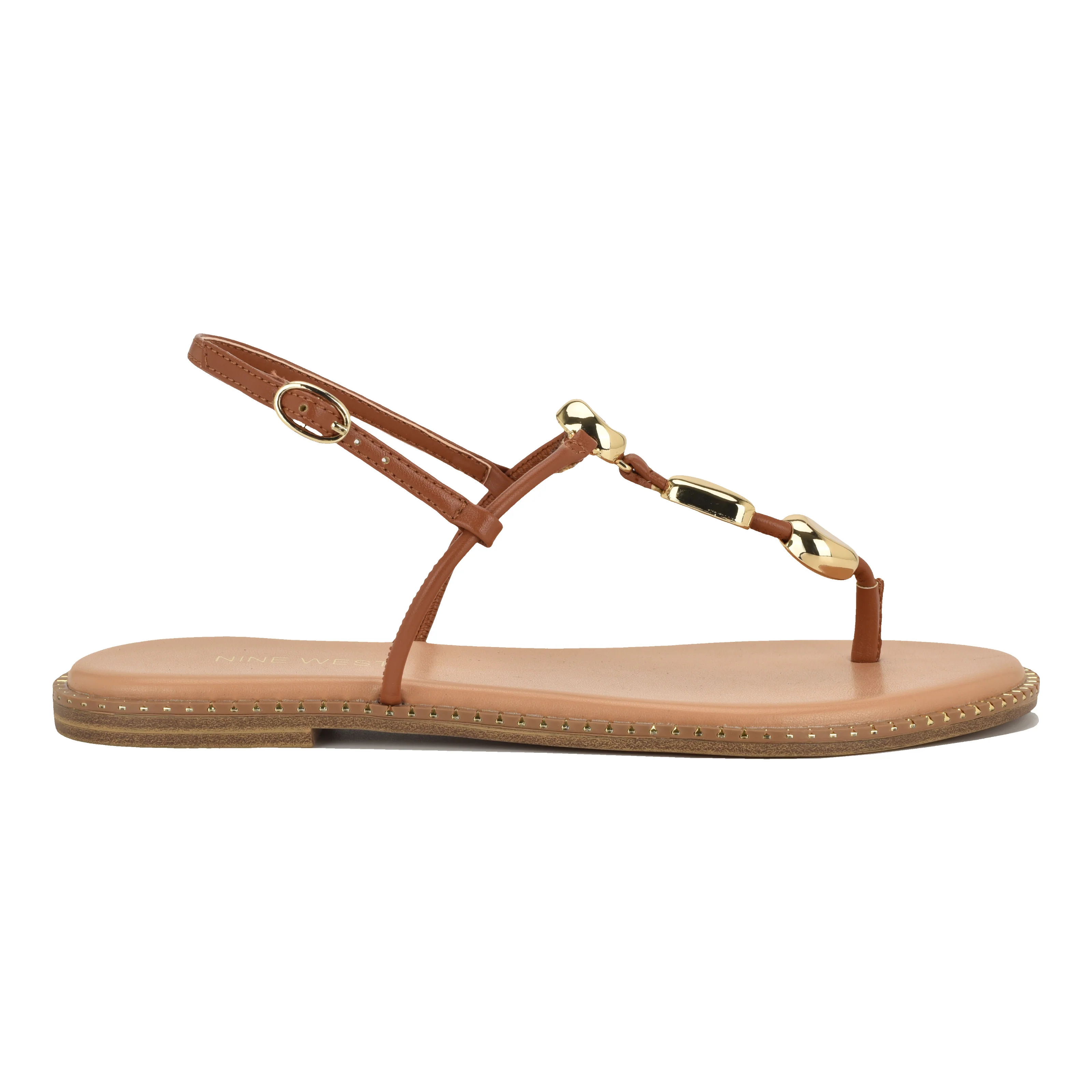 NINE WEST DERIKA3 BROWN89756/SHINY SUPER NAPPA