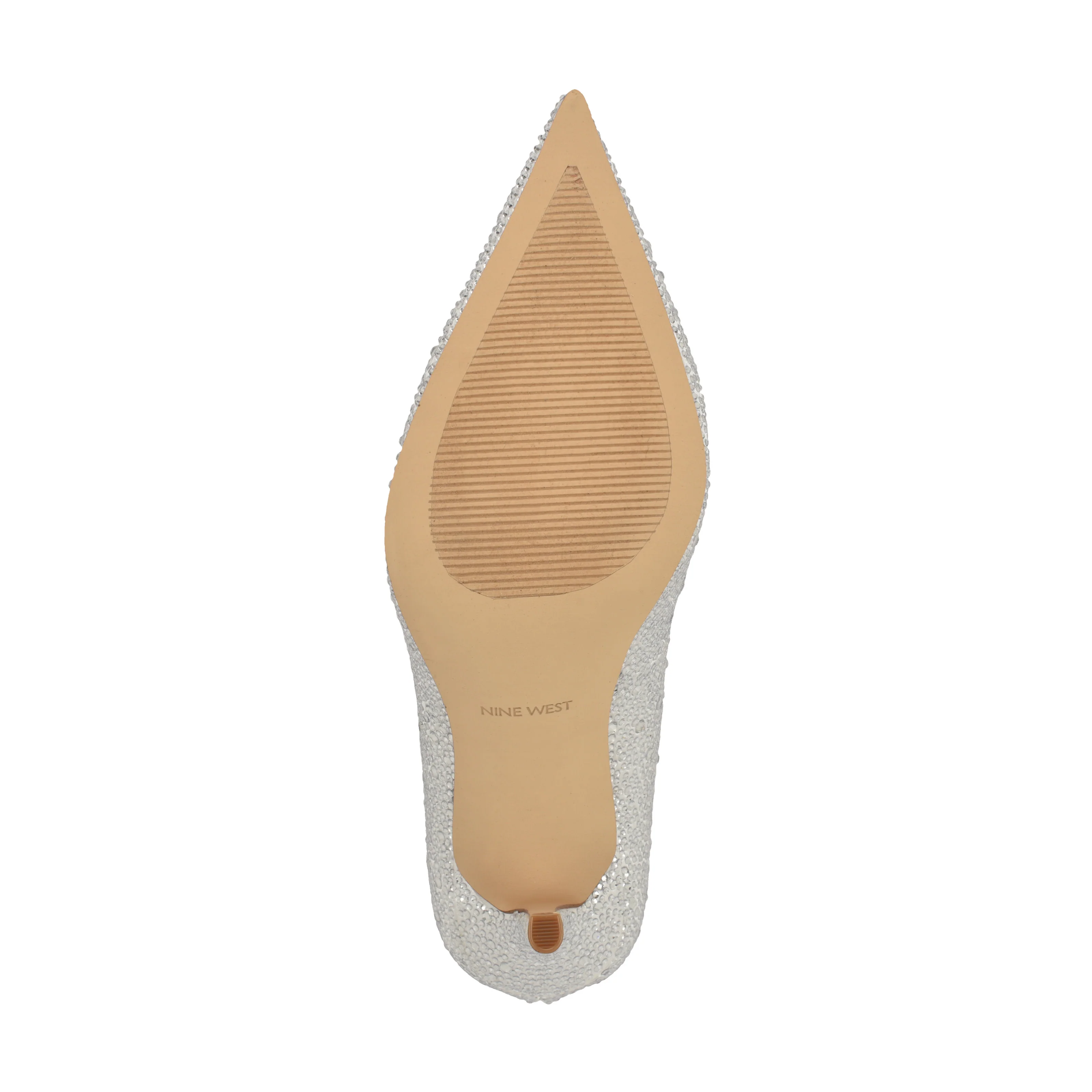 NINE WEST GLAMORH2 WHITE684/CRYSTAL SATIN - Image 5