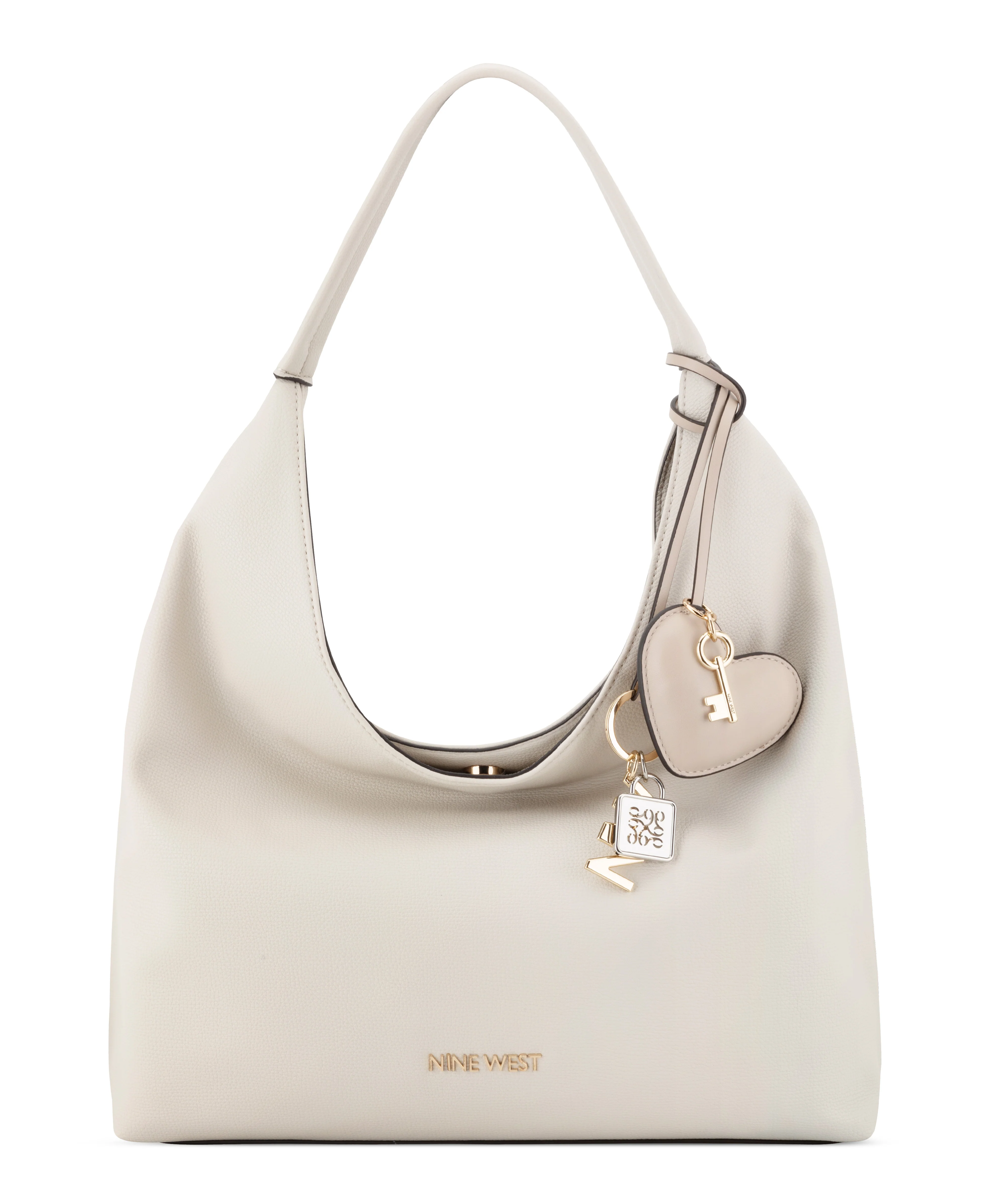 NINE WEST HANDBAGS KEYLEE HOBO MILK
