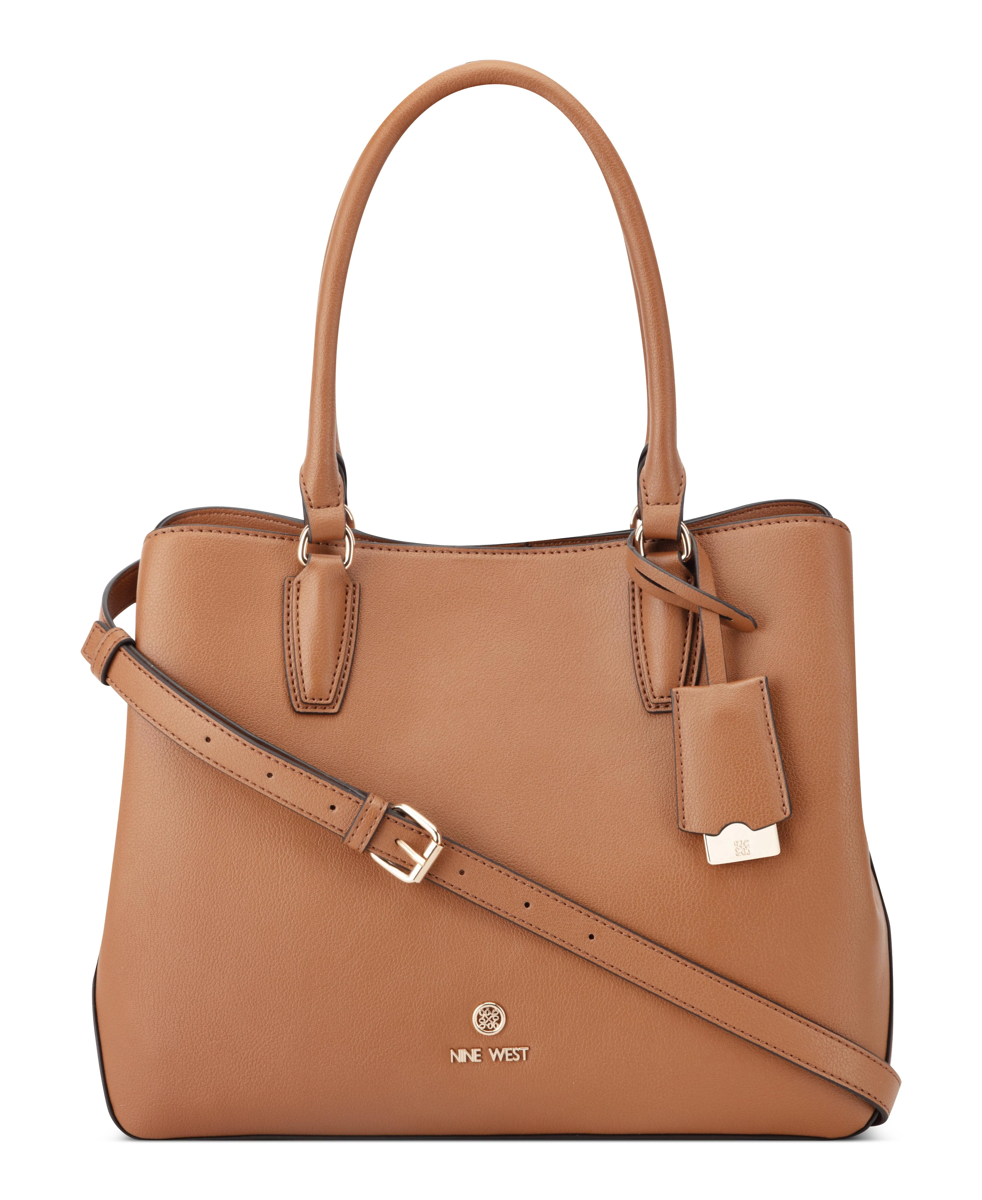 Nine West Handbags LAKELYN 3 COMP CARRYALL BRANDY
