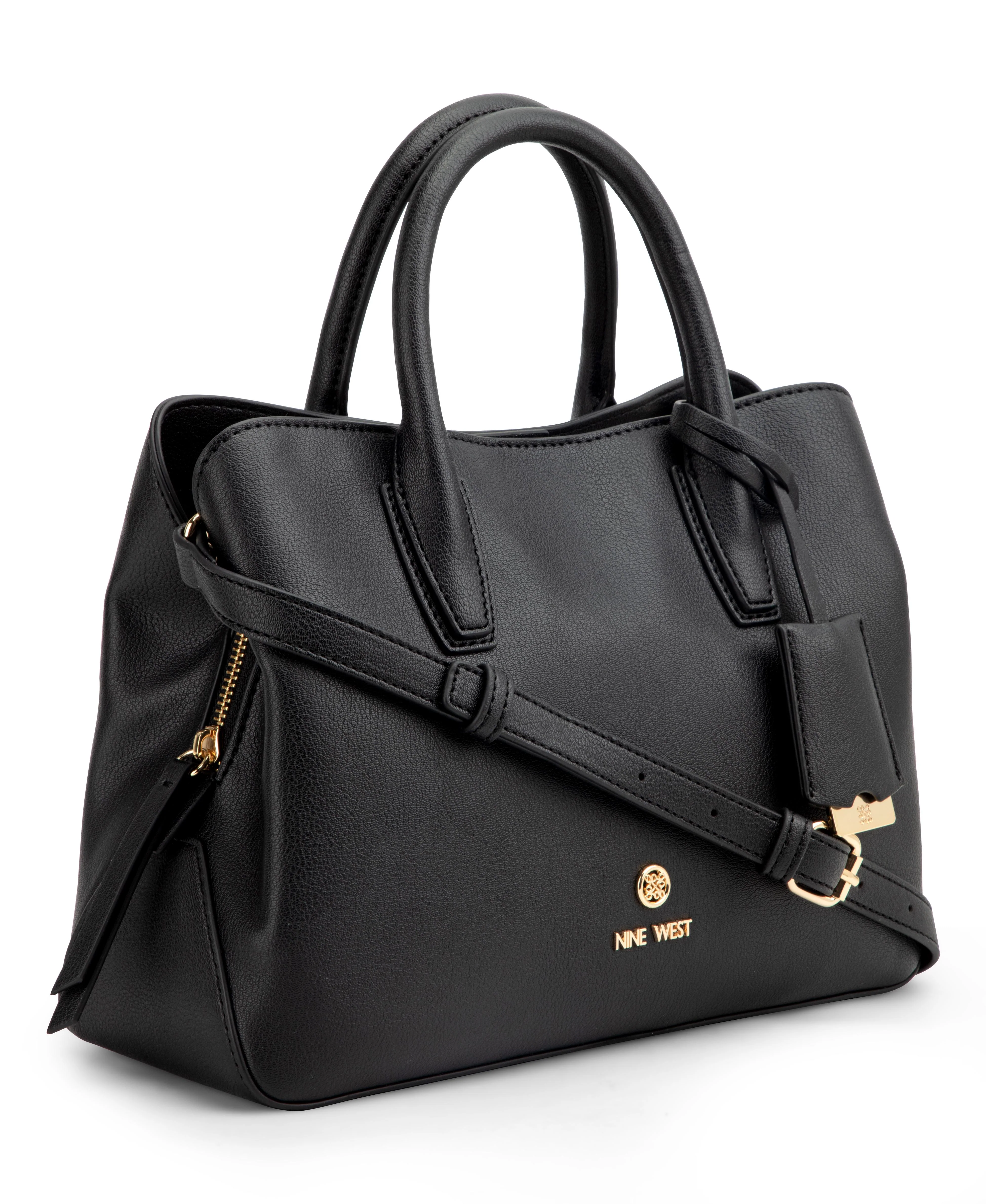 Nine West Handbags LAKELYN 3 COMP SATCHEL BLACK - Image 2