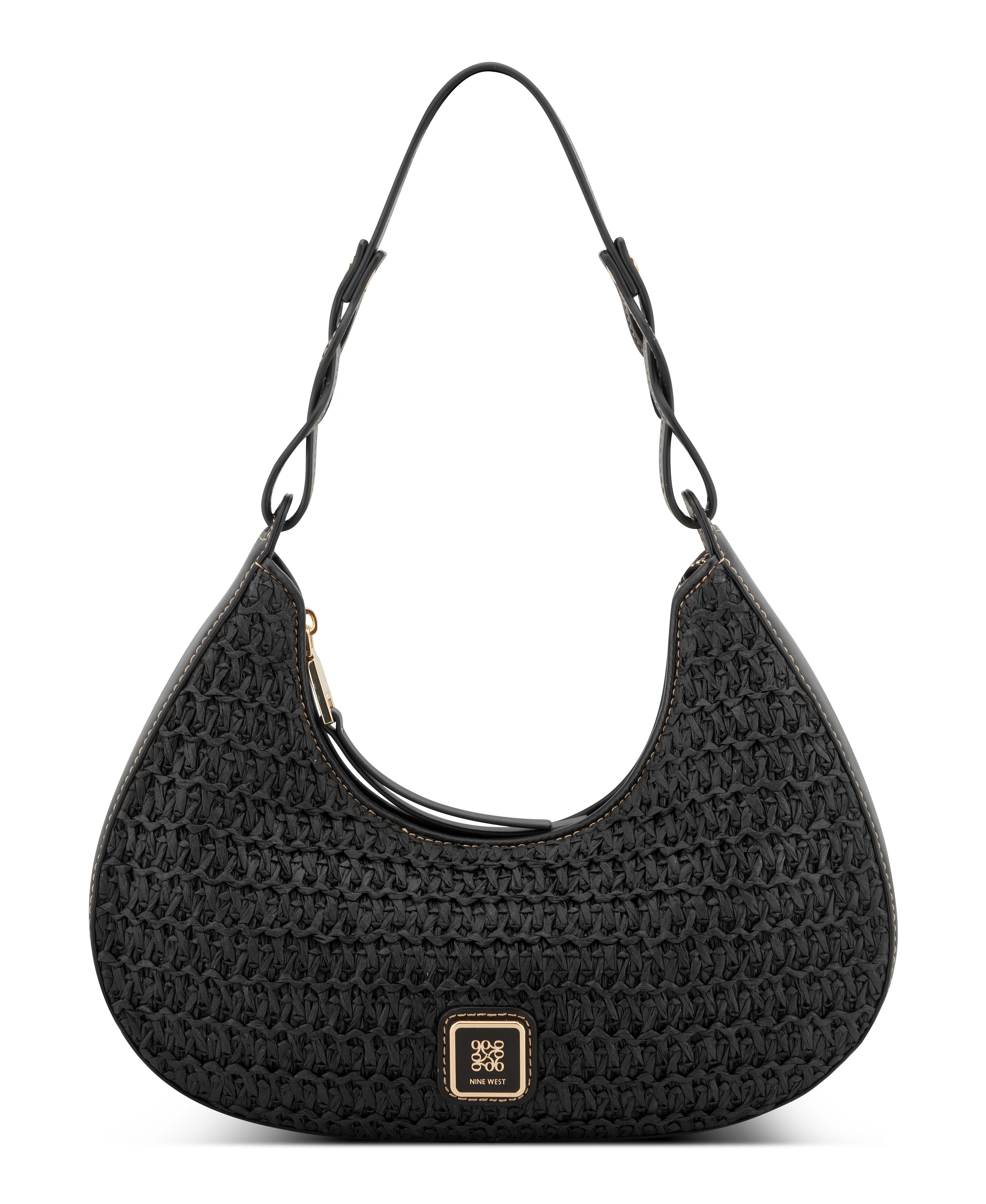 NINE WEST HANDBAGS NEFI SHOULDER BAG BLACK