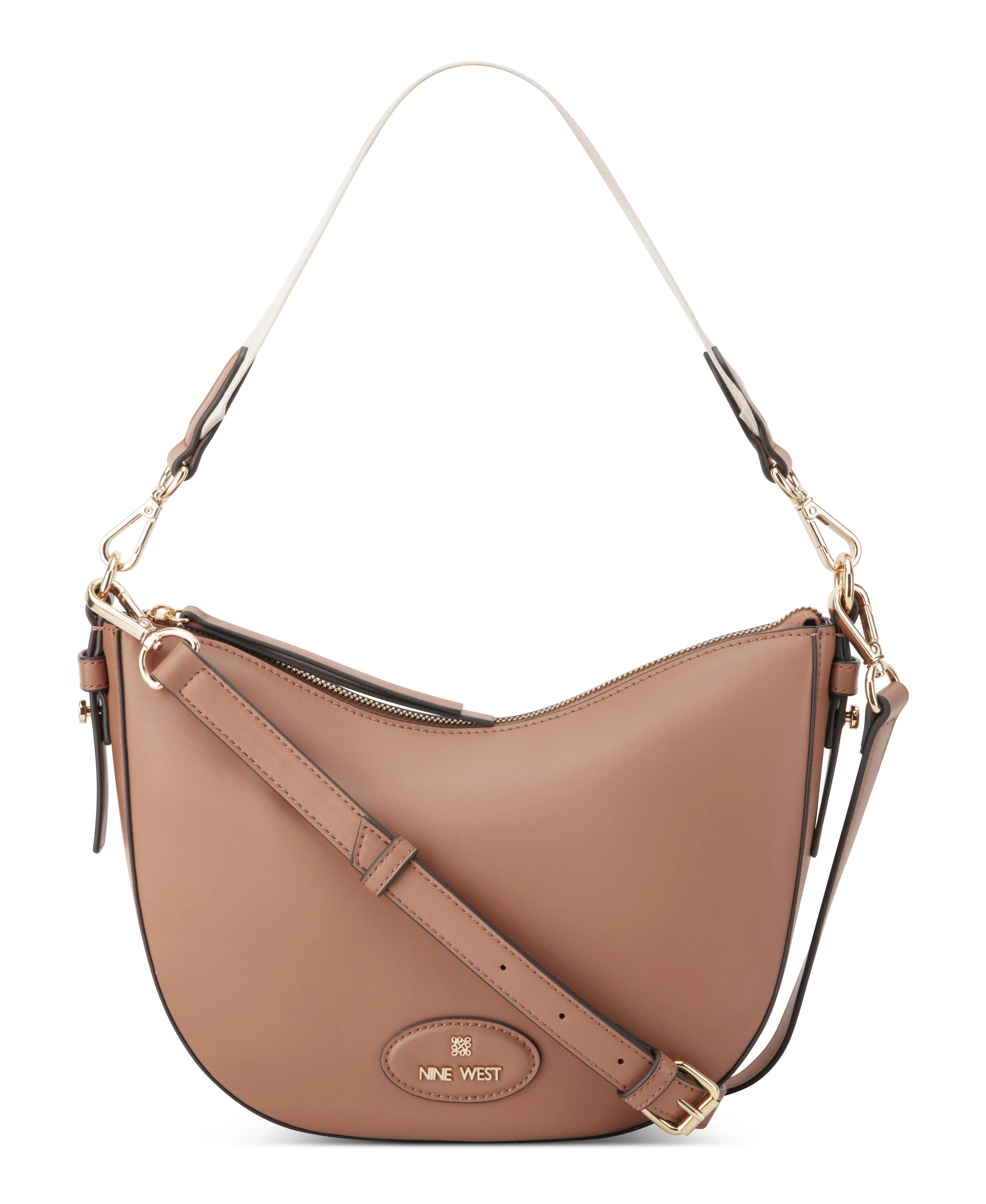 Nine West Handbags PYPER CROSSBODY HOBO CLAY