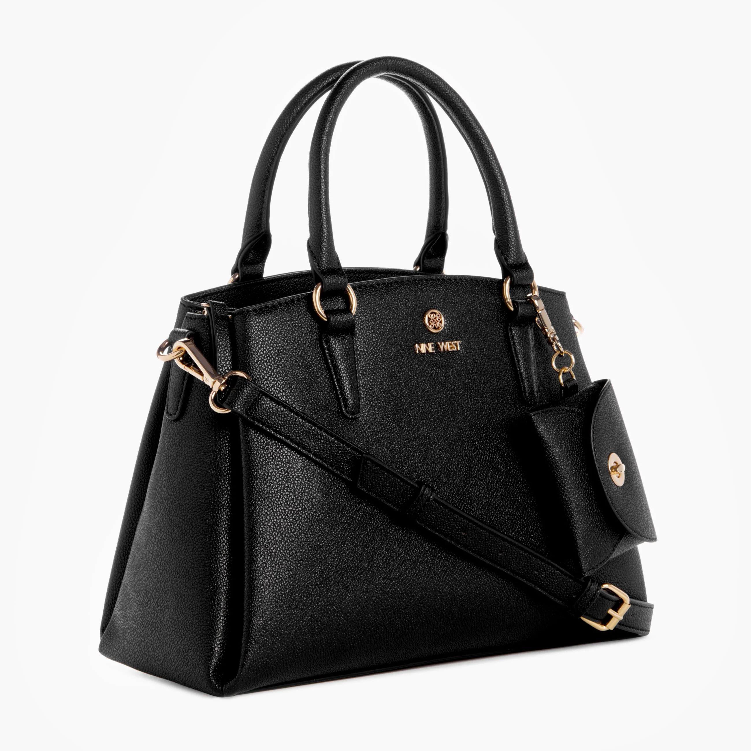 Nine West Handbags SIERA SATCHEL BLACK - Image 2