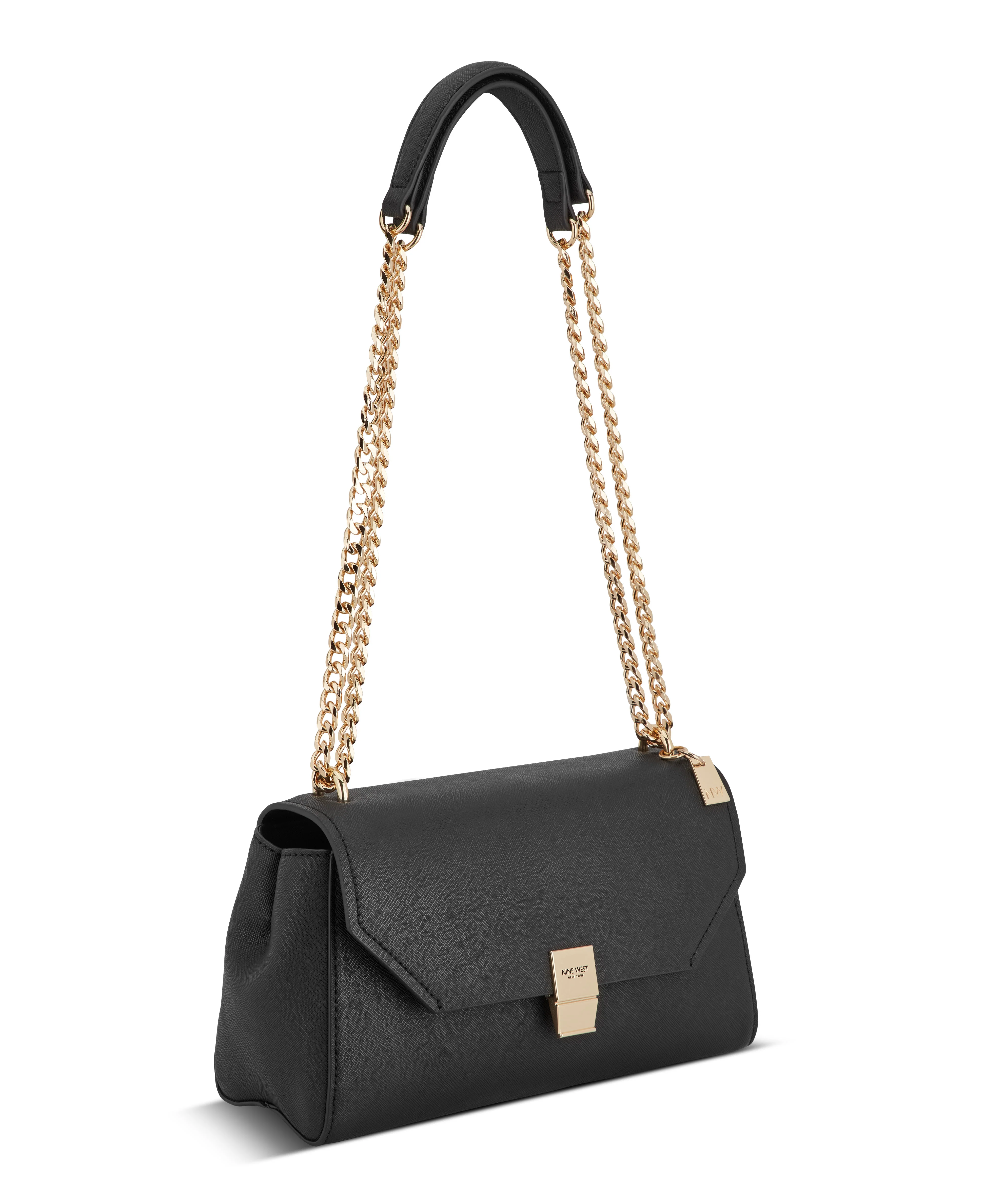 NINE WEST HANDBAGS ZENIA CONVERTIBLE XBODY FLAP BLACK - Image 2