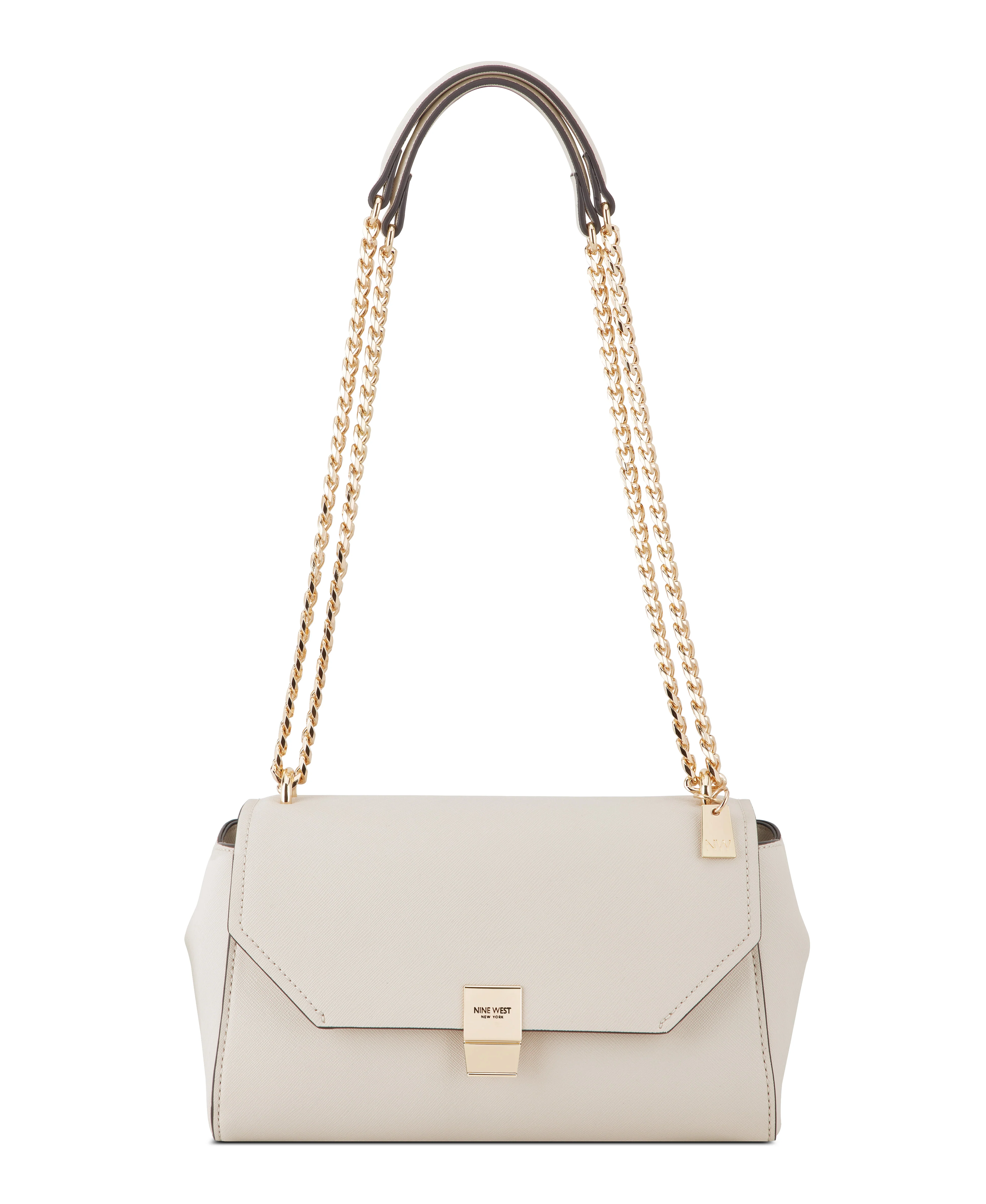 NINE WEST HANDBAGS ZENIA CONVERTIBLE XBODY FLAP MILK