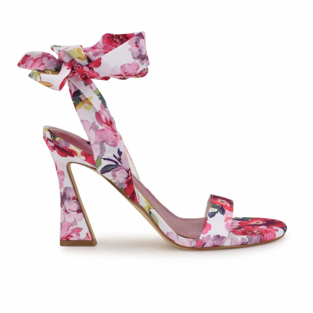 Nine West KELSIE2 PINK MULTI/TEA PARTY FLORAL ON