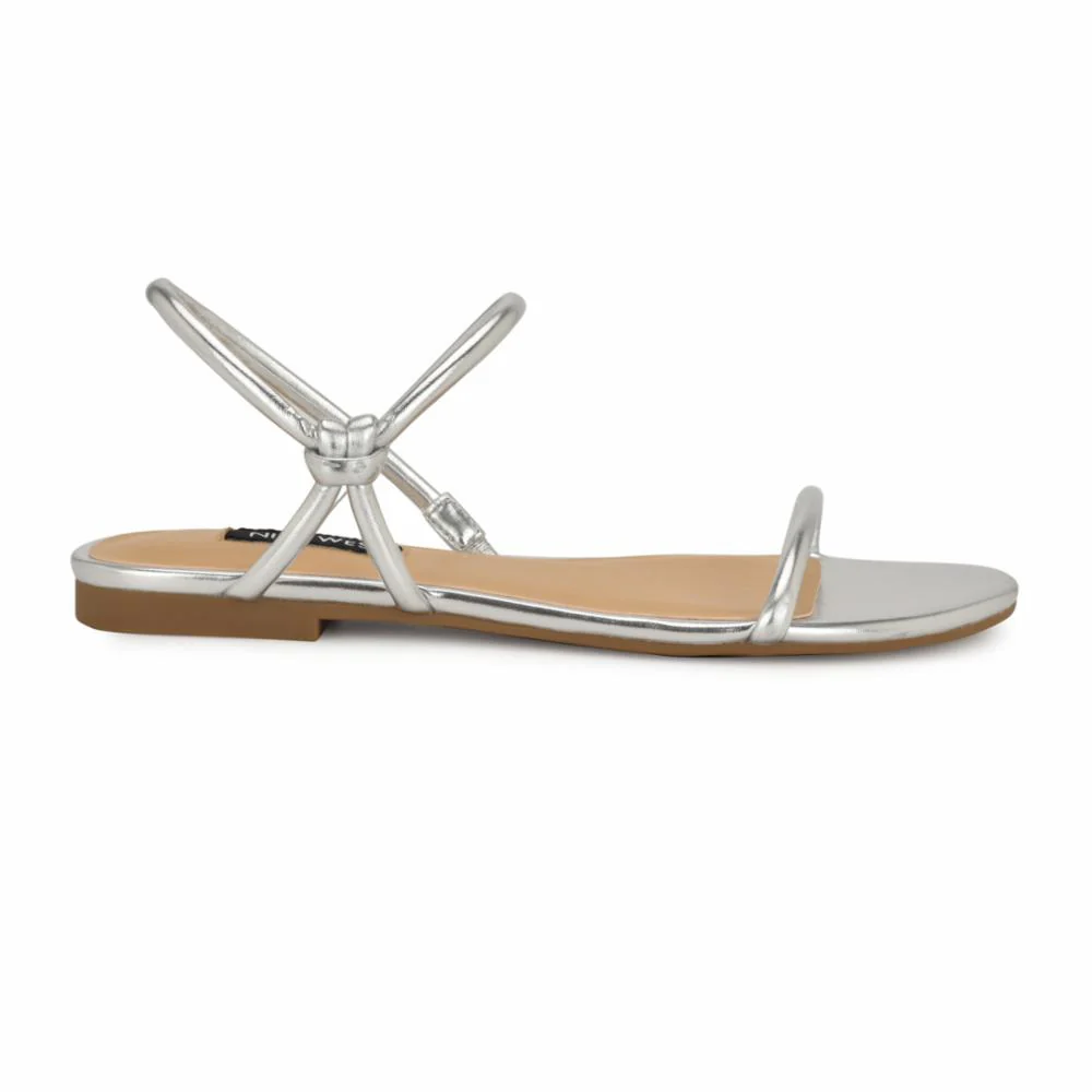 Nine West MAIZY3 SILVER/LAMINATO SOFT PU WITH F