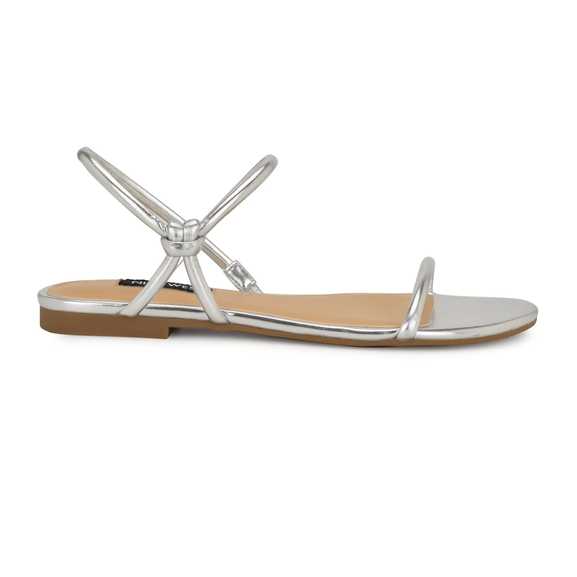 Nine West MAIZY3 SILVER/LAMINATO SOFT PU WITH F - Image 2