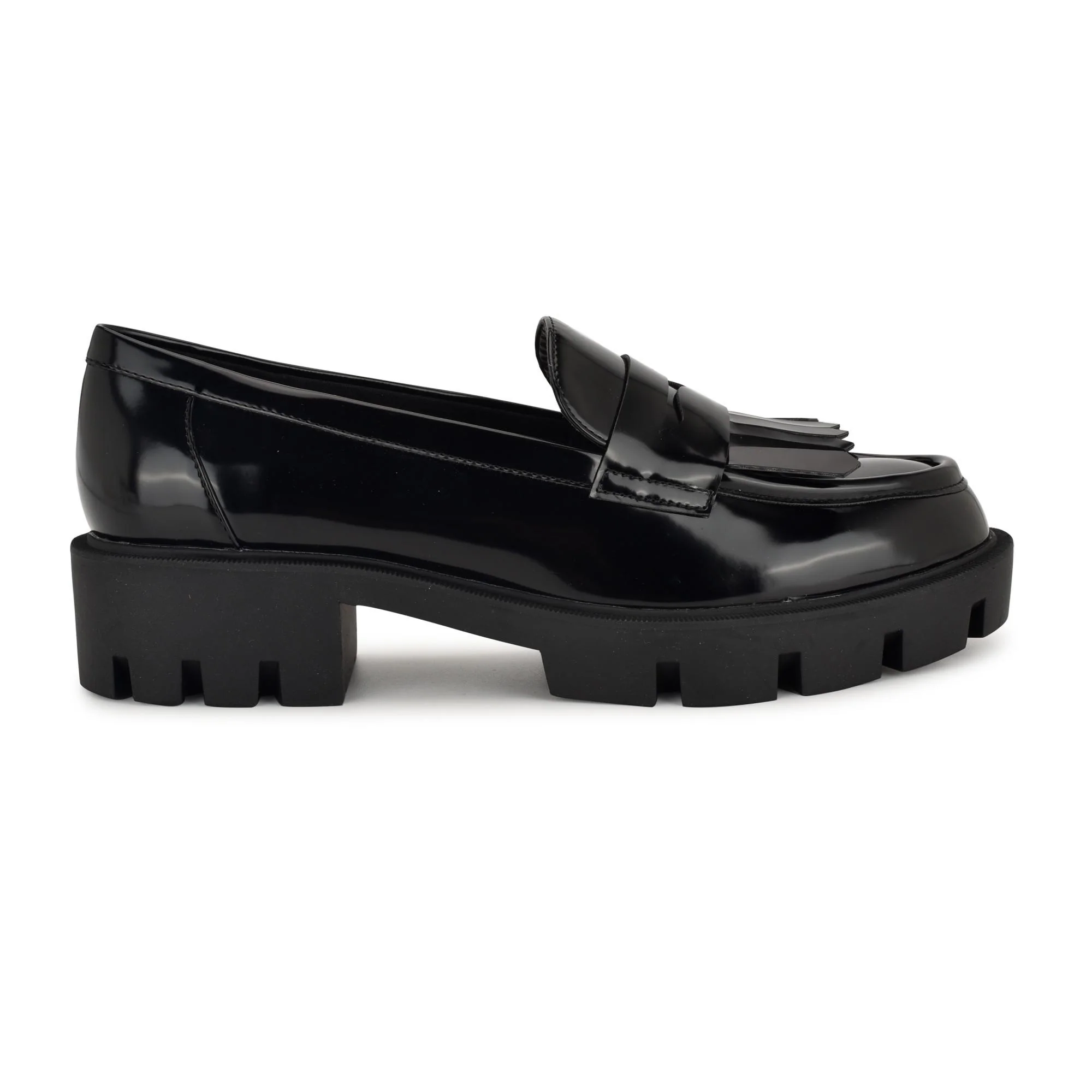 Nine West MISSA3 BLACK/JC MATTE BOX PATENT PU