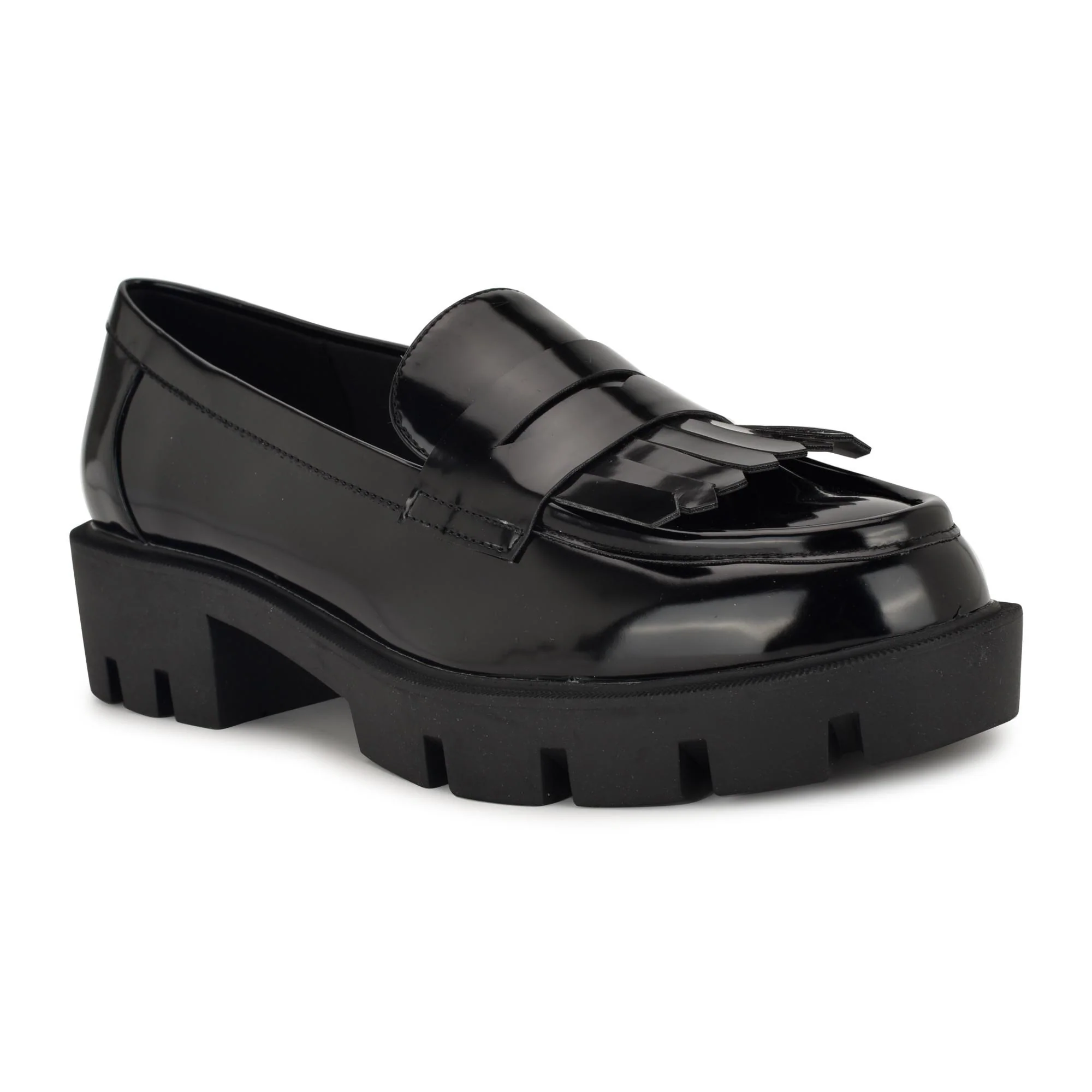 Nine West MISSA3 BLACK/JC MATTE BOX PATENT PU - Image 2