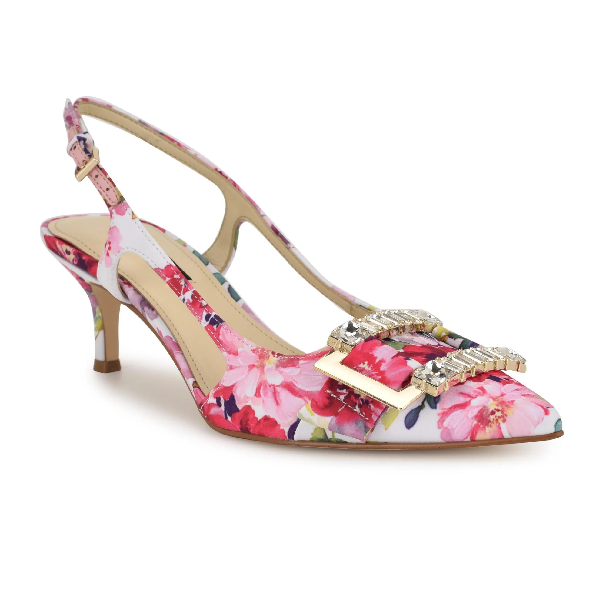 Nine West NEERI2 PINK MULTI/TEA PARTY FLORAL ON - Image 2